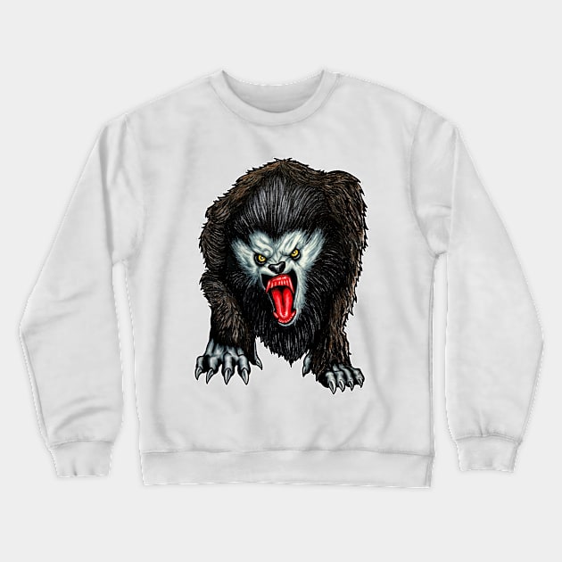 werewolf from london Crewneck Sweatshirt by sapanaentertainment